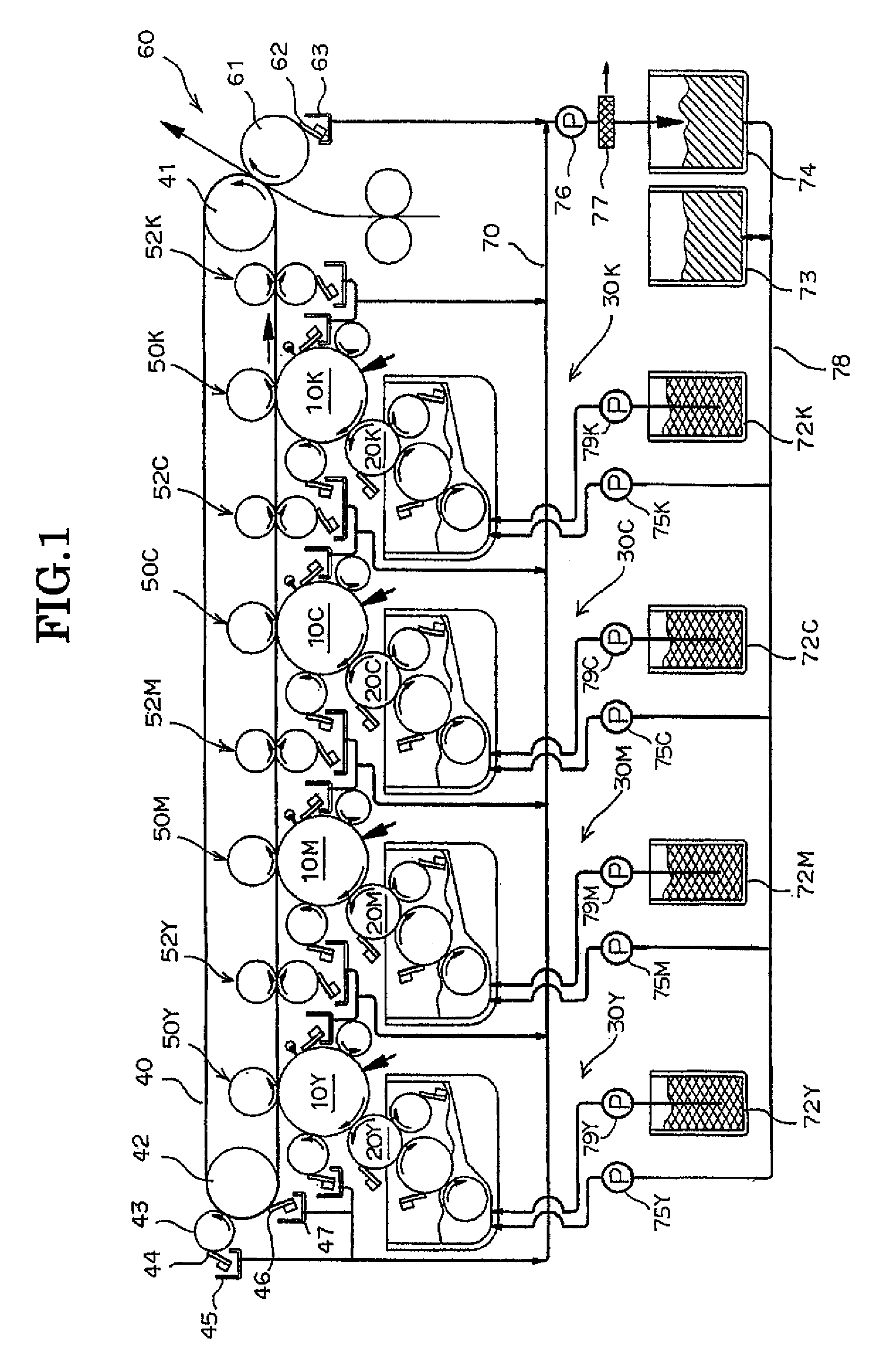 Developing system that distributes carrier to developer containers in a manner to achieve stable image formation