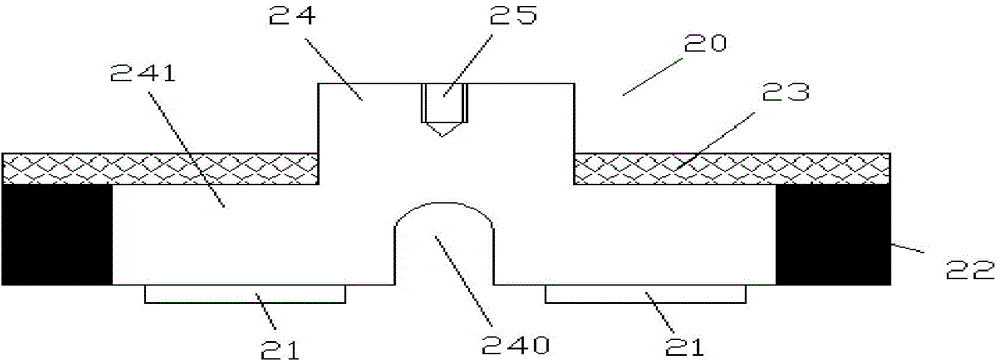 Transformer provided with guide sliding blocks and driven by chain