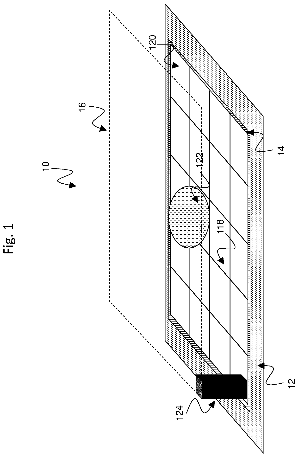 Conductive spacer for a microfluidic device