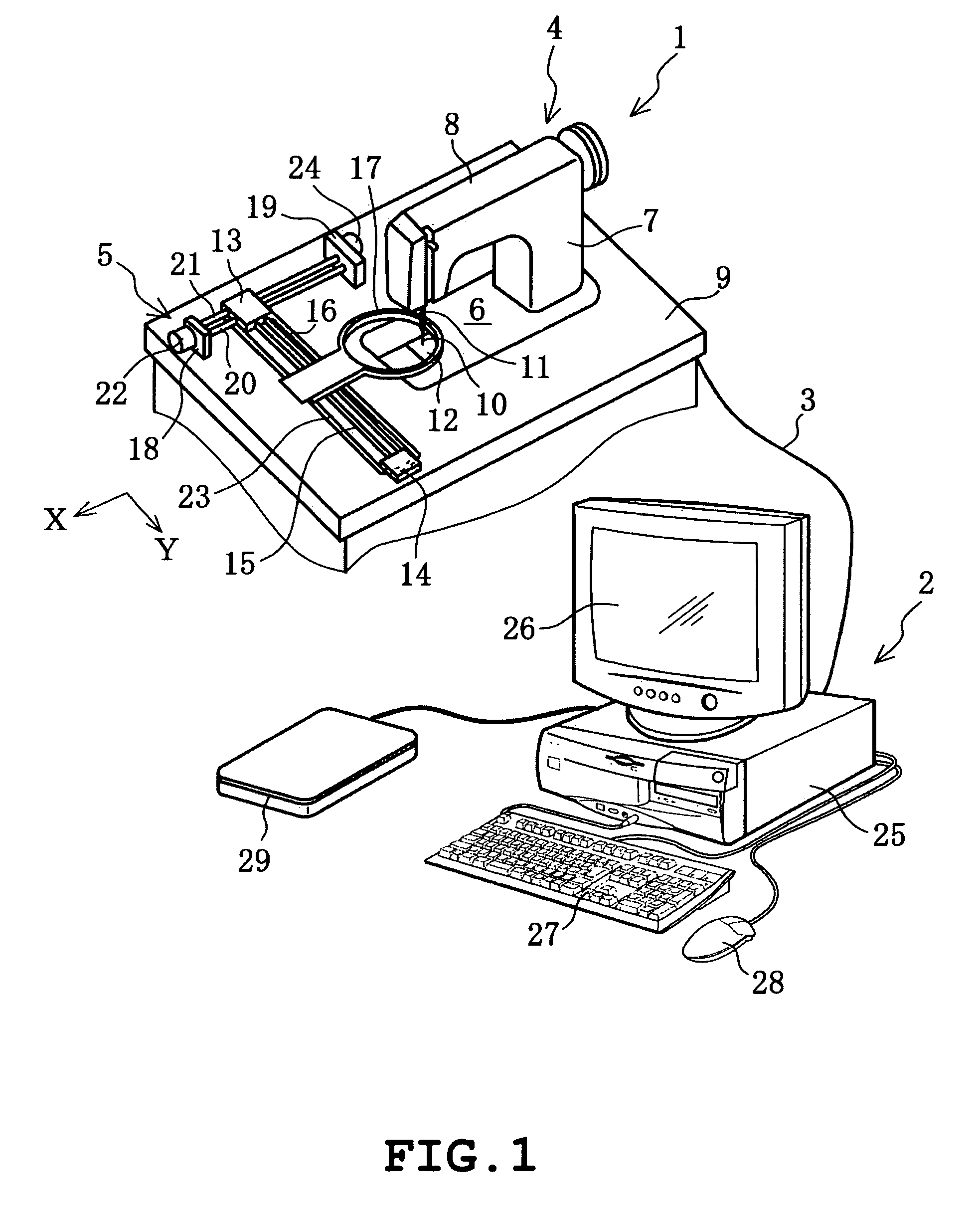 Embroidery data producing device and embroidery data producing program stored in a computer readable medium