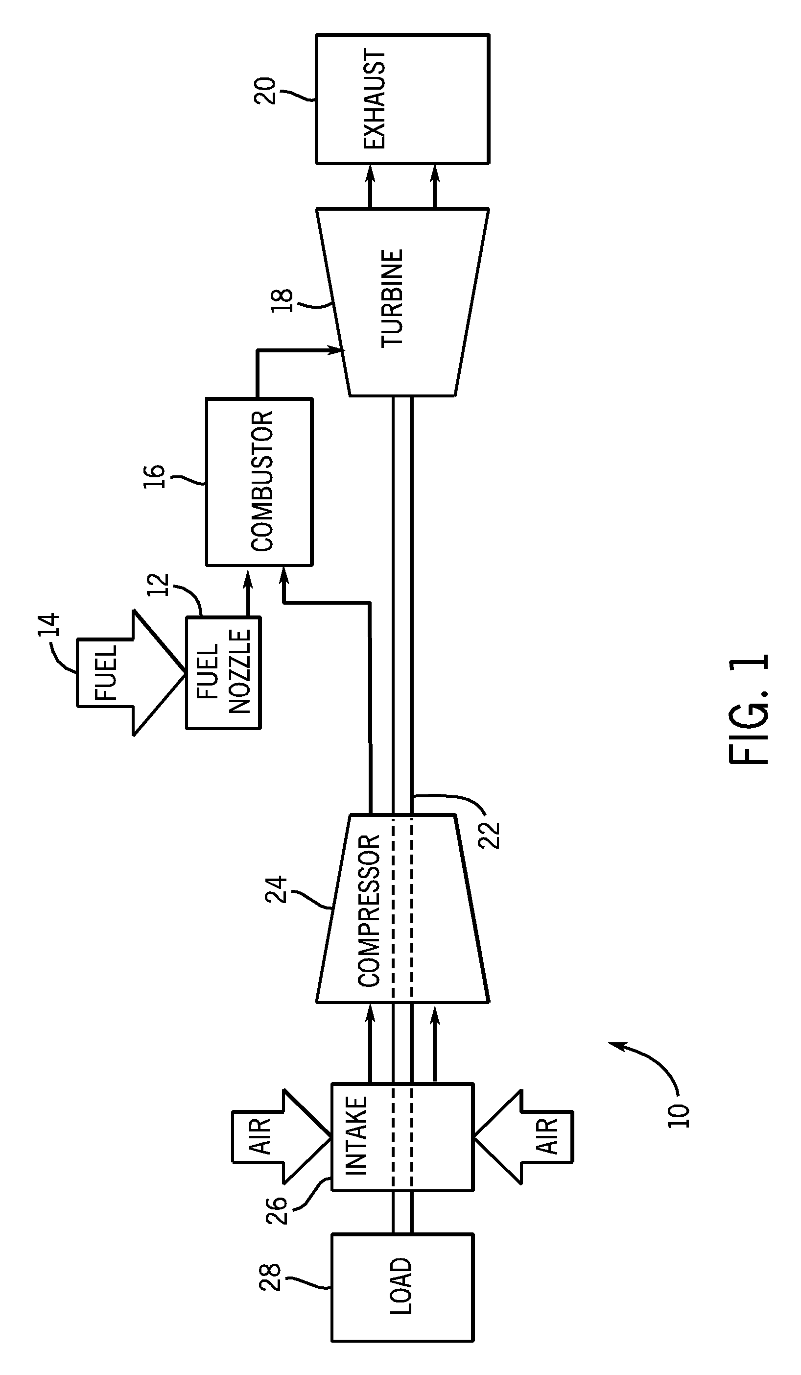 Method and apparatus for air and fuel injection in a turbine
