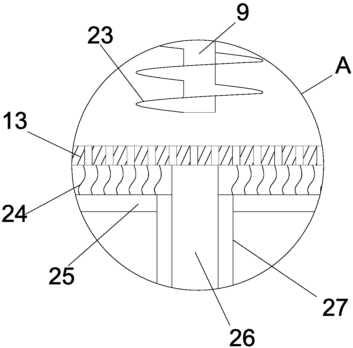 Traditional Chinese medicine crushing and screening device