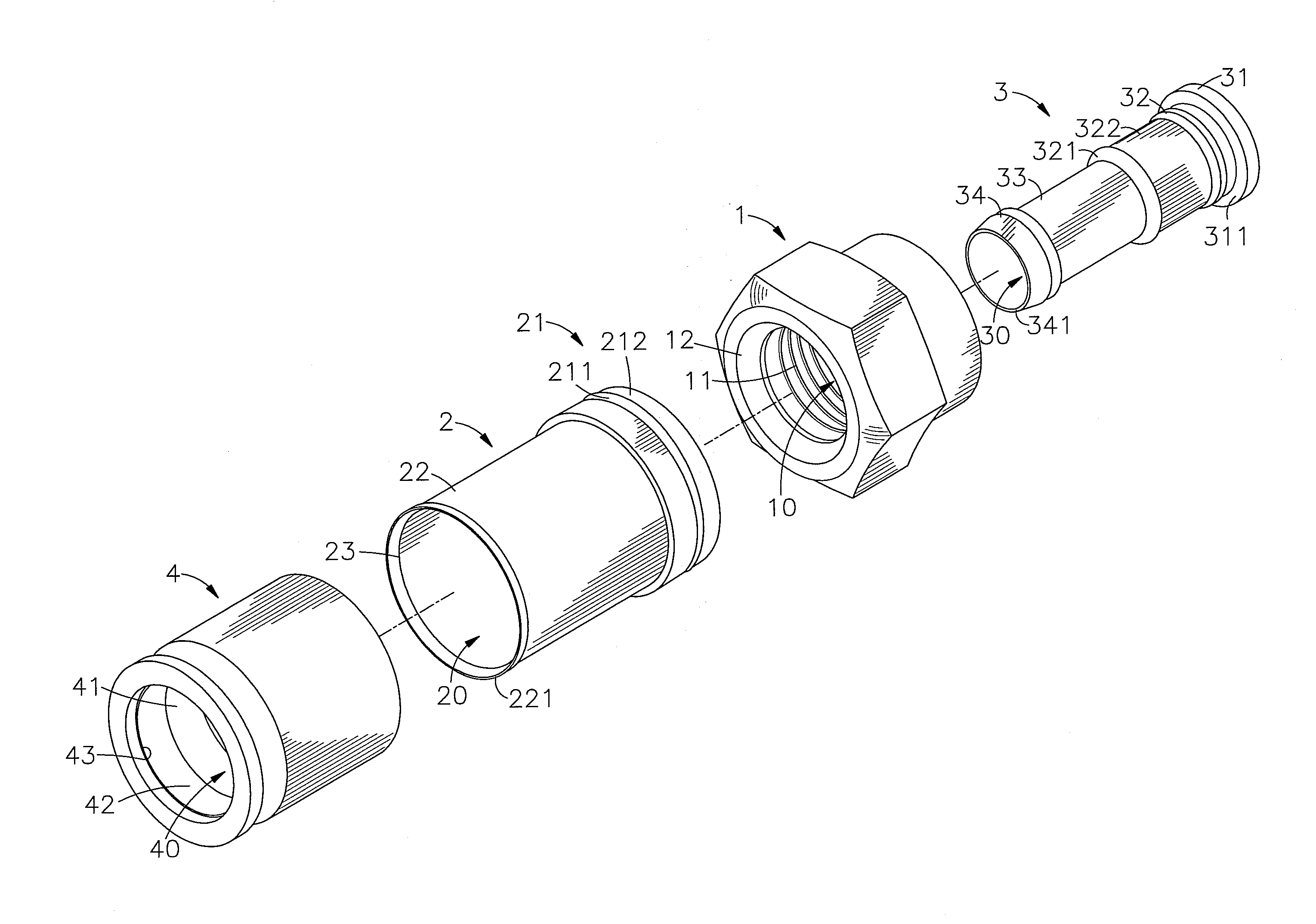Cable-end connector