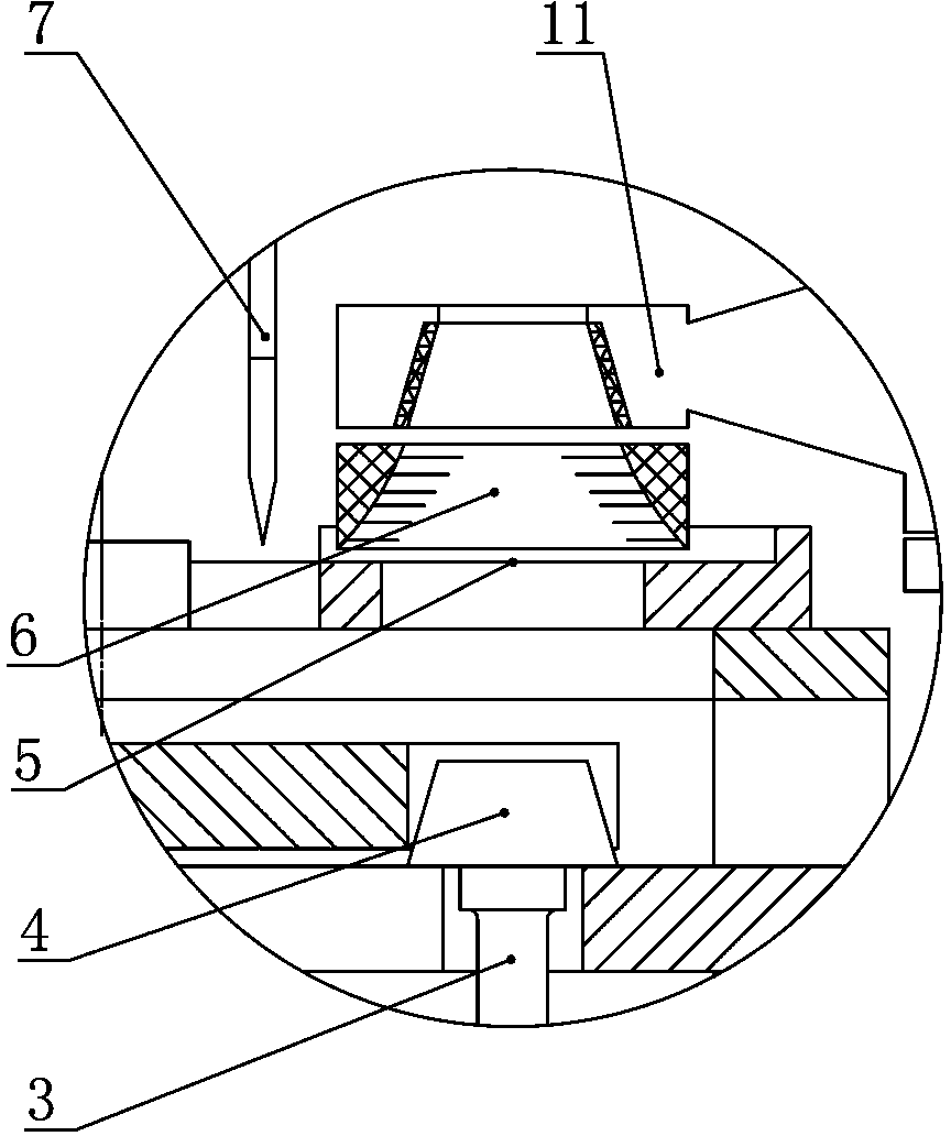 Circular table chocolate packing device