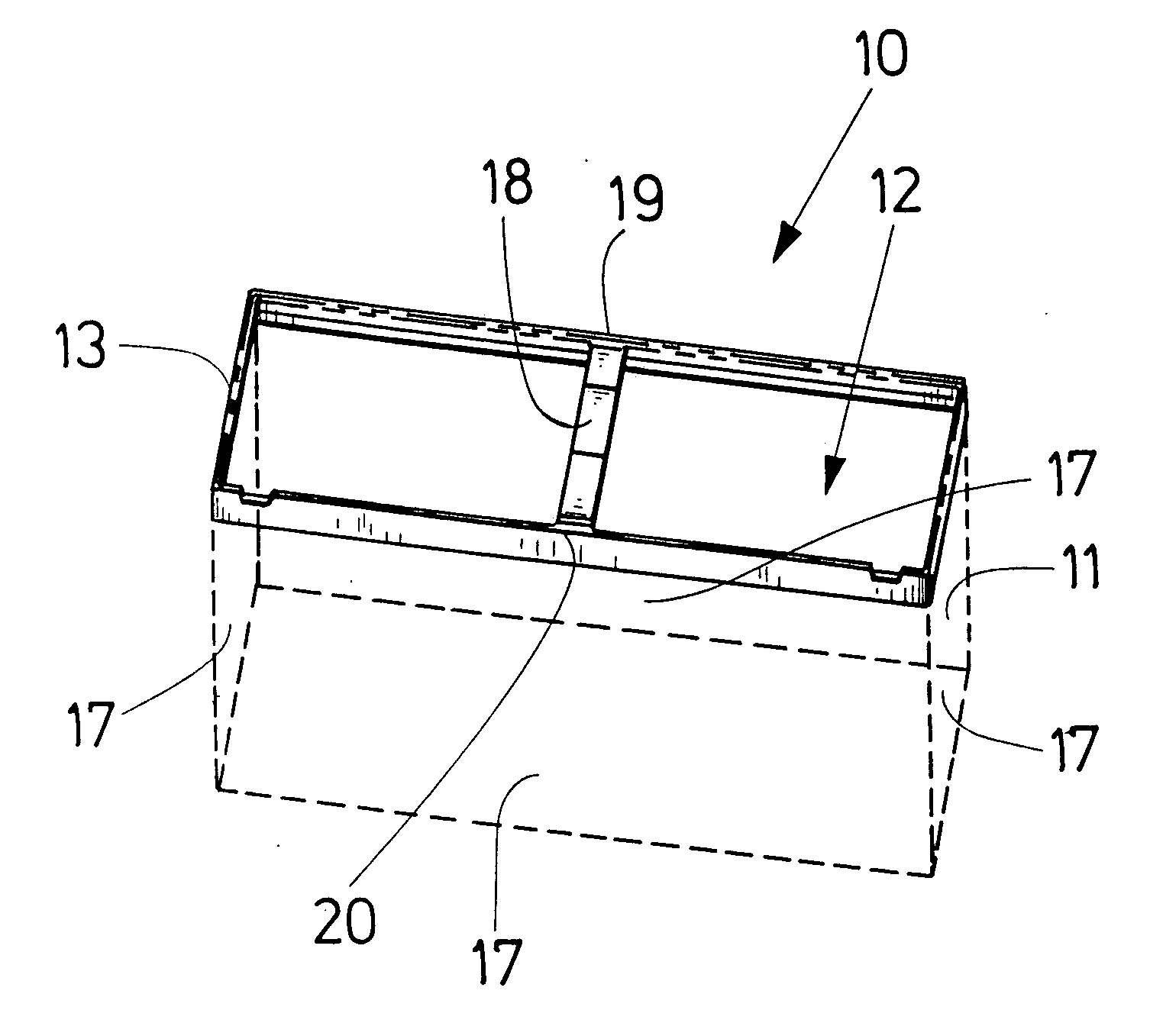 Frame element for placement onto an aquarium container