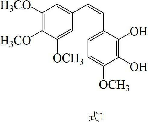 Preparation method and application of Z-3,4,4',5-tetramethoxy-2',3'-dihydroxy diphenylethylene