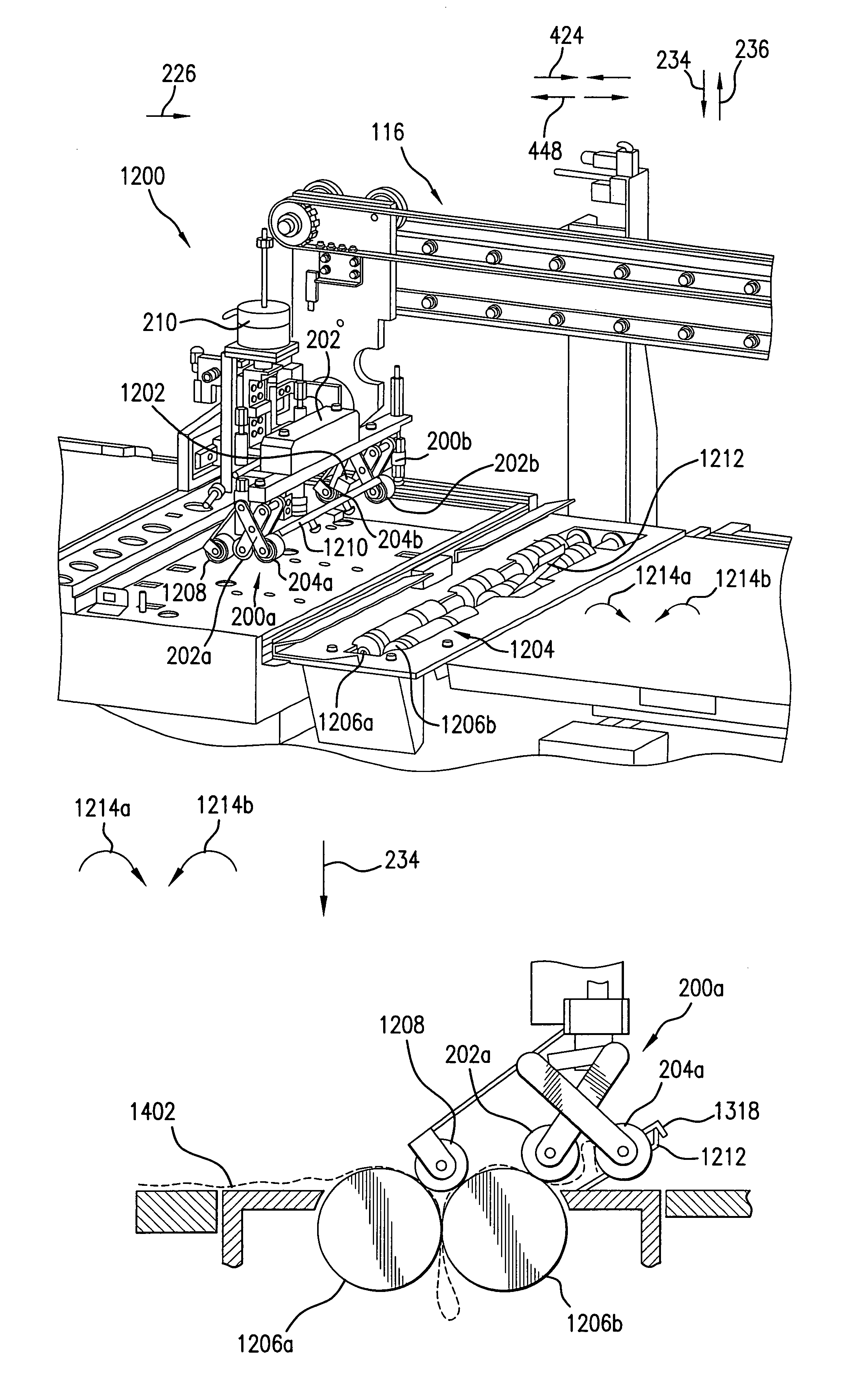 System for interleaf sheet removal in an imaging system