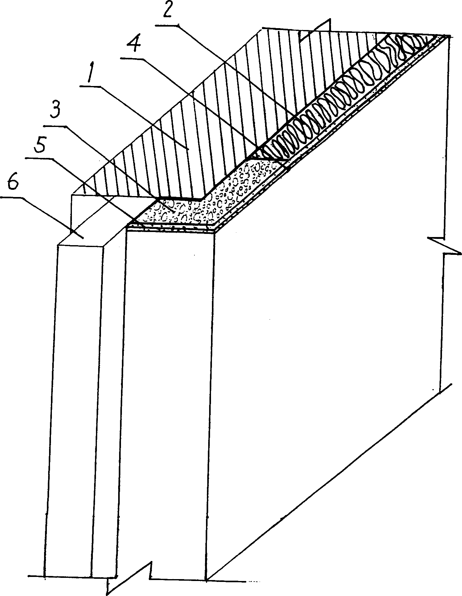 Polyphenyl plate, polyphenyl particle plastered composite thermal-insulating wall and construction process
