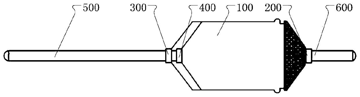 Thrombectomy device and thrombectomy device