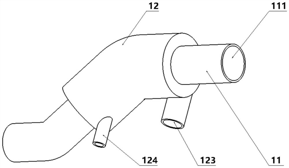 Exhaust gas recirculation gas inlet device