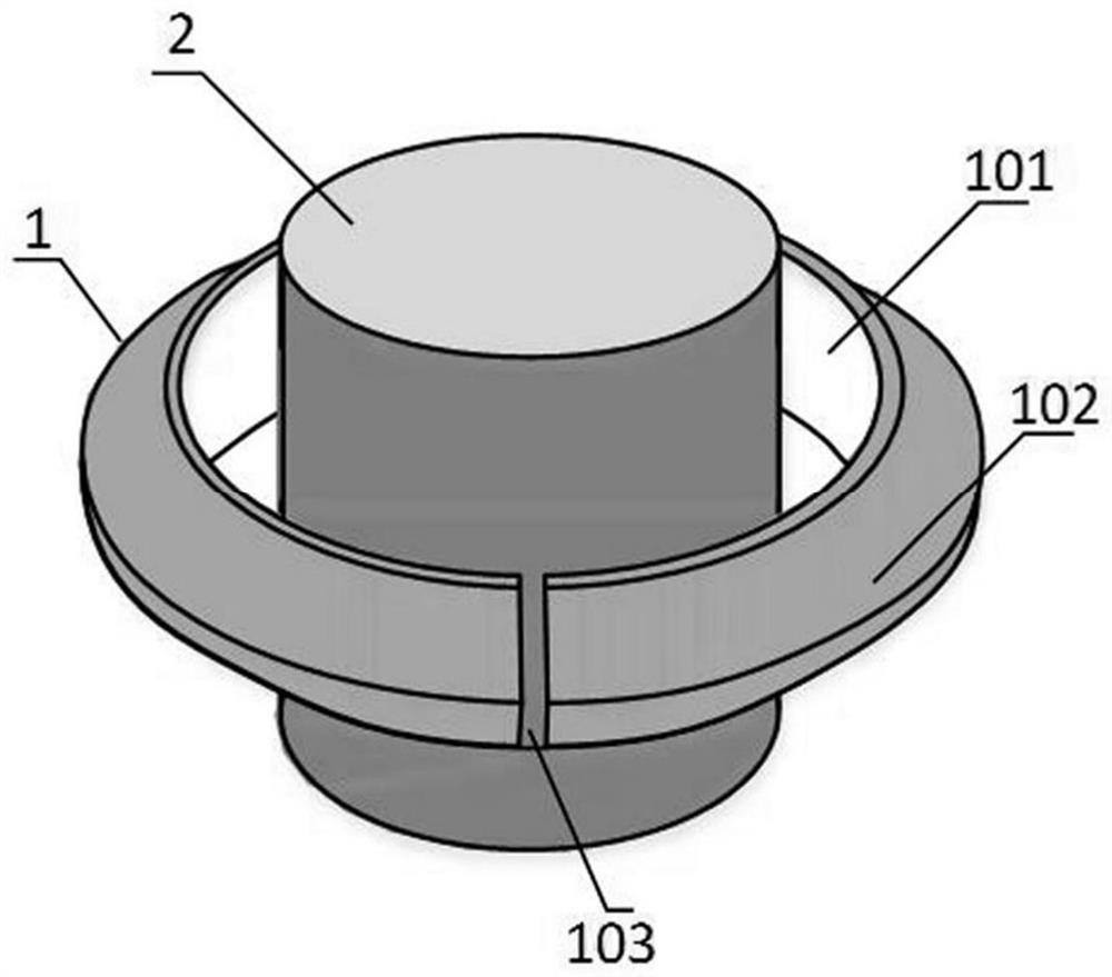 Pipe fitting bulging method and device adopting metal coating magnetic collector