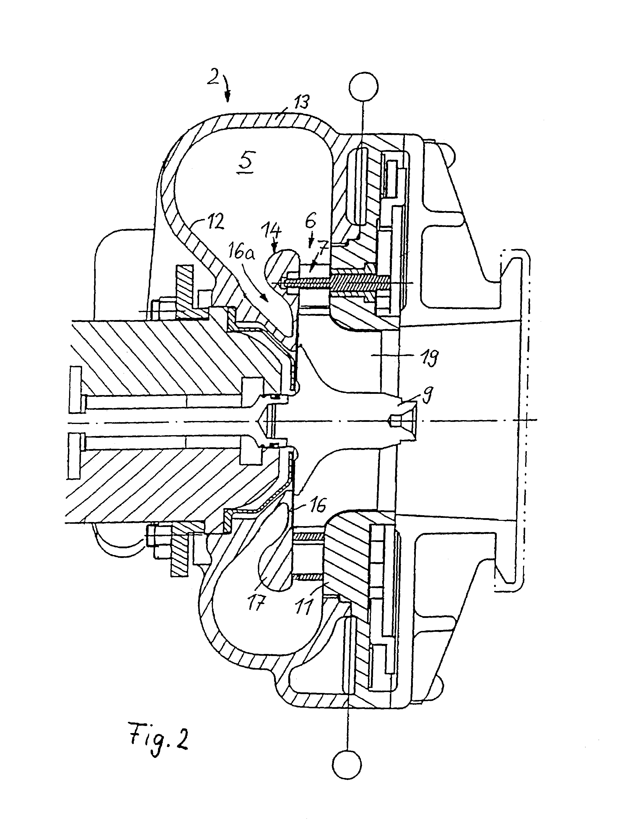 Exhaust-gas turbocharger for an internal combustion engine with variable turbine geometry