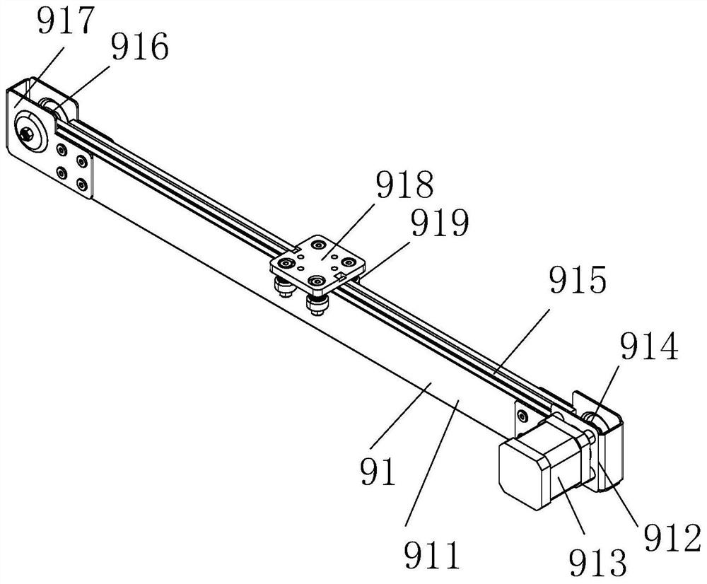 Auxiliary mechanism for end socket pipeline inner wall cleaning device