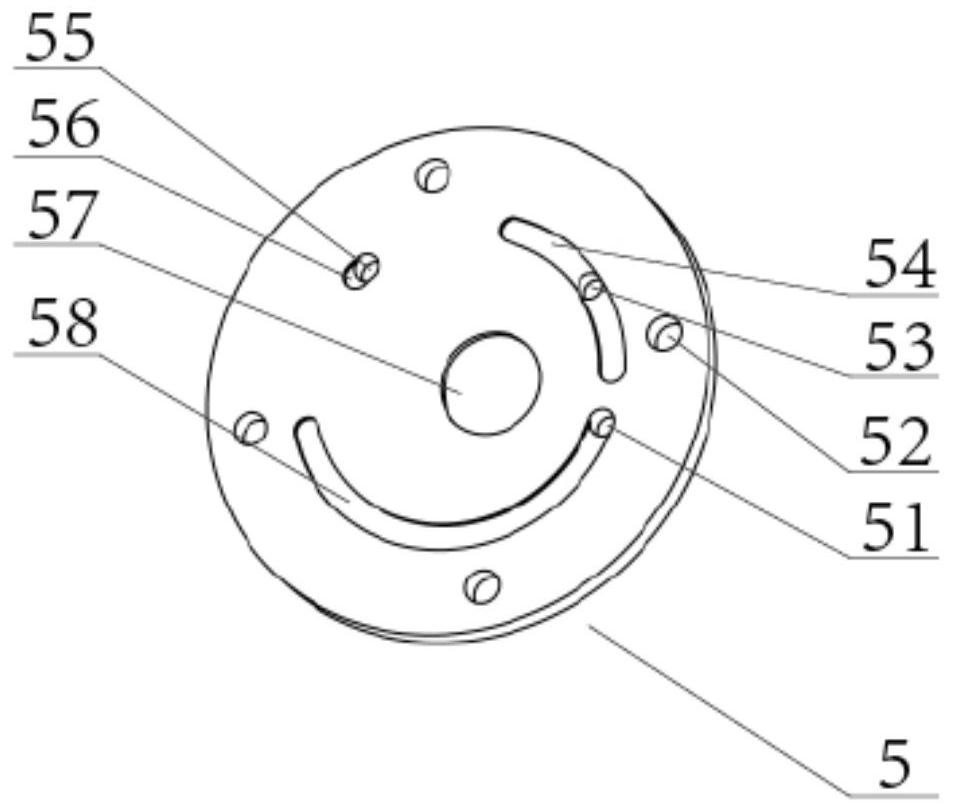 Sliding vane type pressure matcher