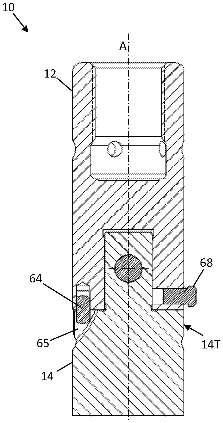 Punch assembly with replaceable punch tip secured by coupling pin ...