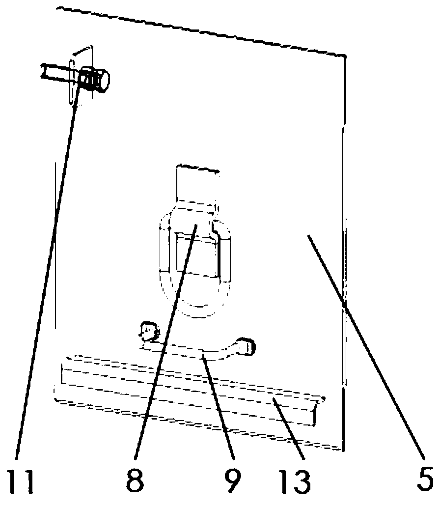 Observation door for wagon
