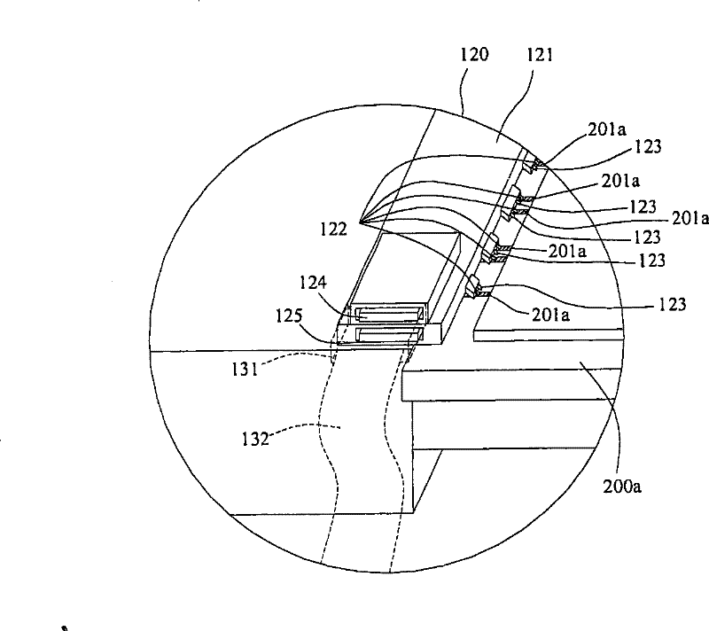 Display panel test fixture and test method