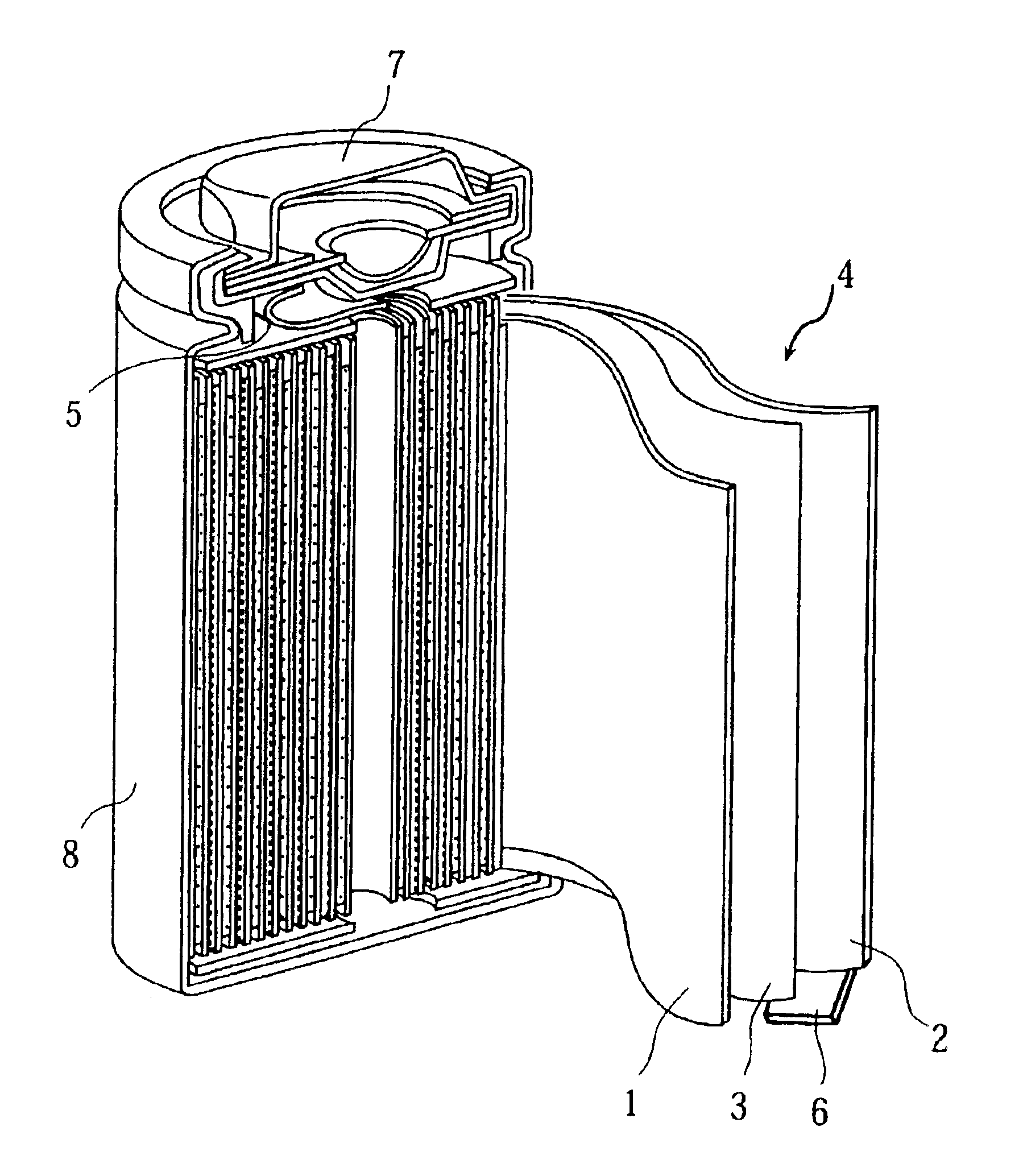Nonaqueous electrolyte secondary cell and method of manufacturing the same