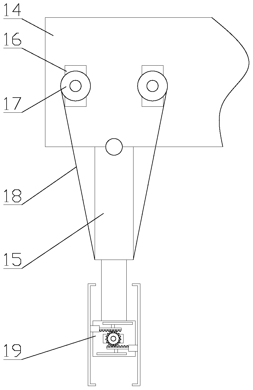 An intelligent device with functions of wiping blackboard and absorbing dust