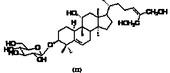 Hemsleya amabilis cucurbitane tetracyclic triterpene compound, pharmaceutical composition comprising compound and application of pharmaceutical composition and compound