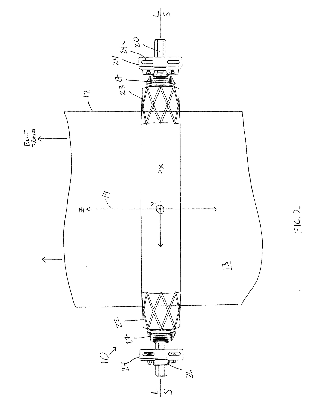 Apparatus and Method for Tracking Conveyor Belts