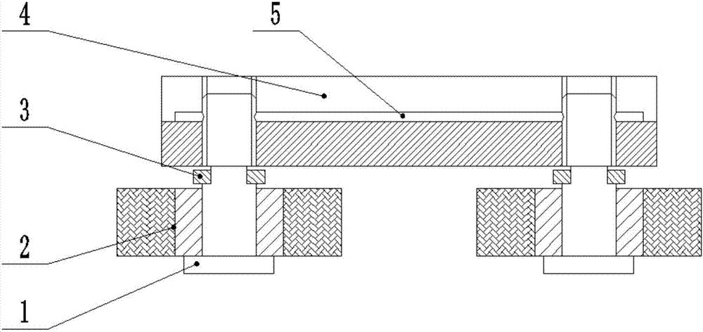 Guide positioning wheel set of piston rod of hydraulic seed cutting machine