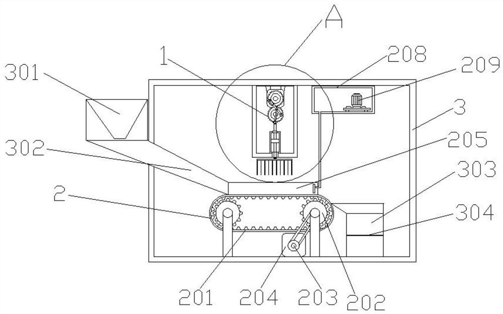 Rapid slicing device for food processing