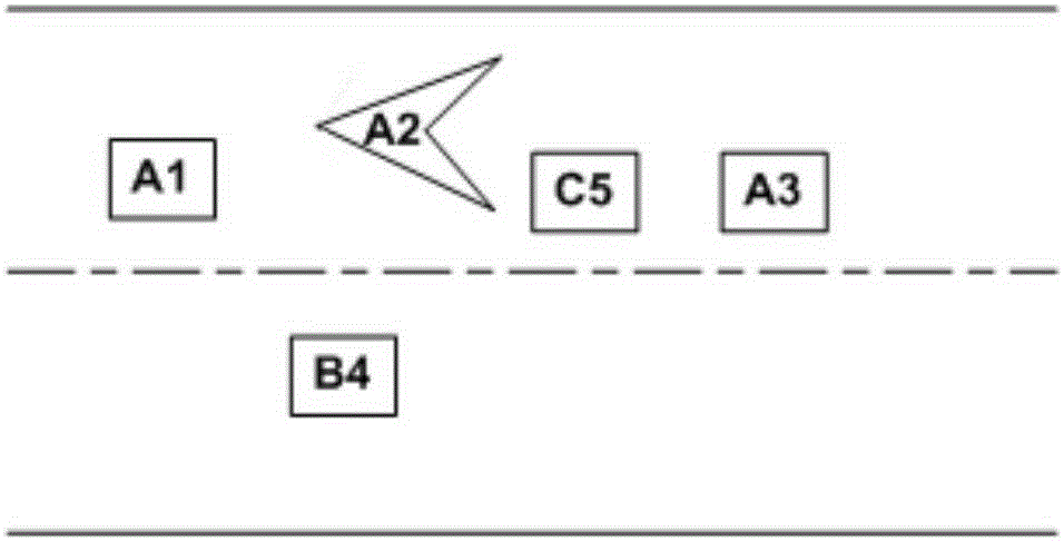 A vehicle driving warning method