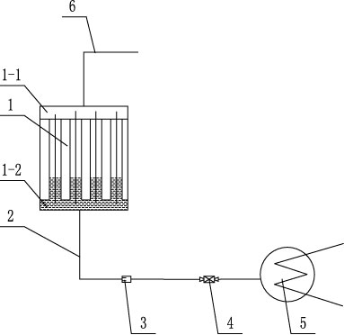 Draining system for steam air heater of utility boiler