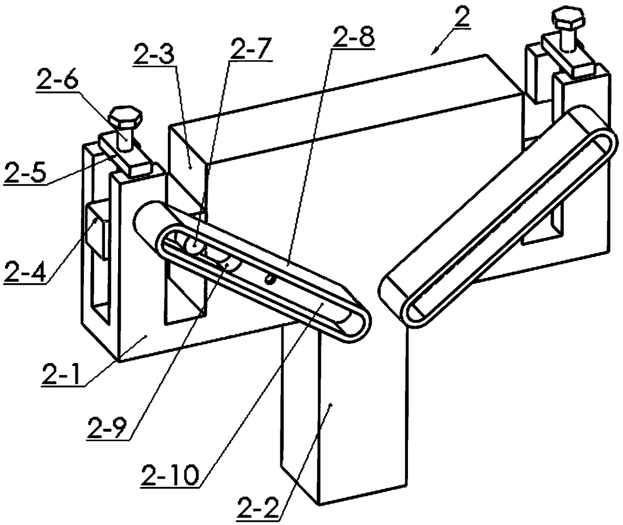 Integrated mini-type sludge solid-liquid separation device