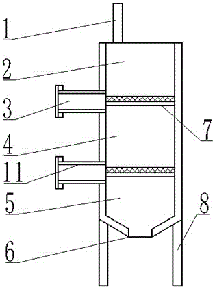 Lithium battery slurry iron remover convenient to clean