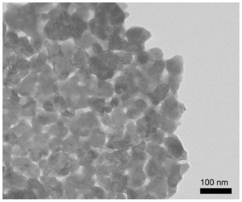 Preparation method and application of LaCoO3 nanomaterial with oxygen vacancies