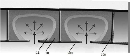 I-shaped dam for ecological recovery and protection and ecological construction method thereof