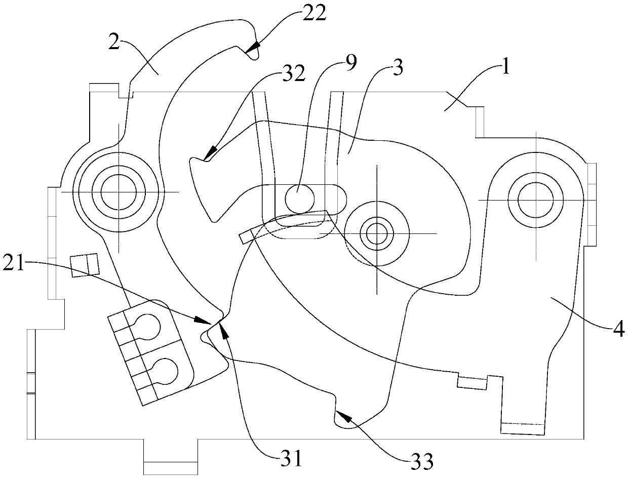 Front engine room cover lock and vehicle