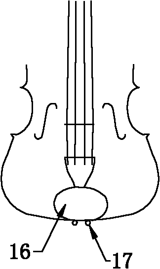 Violin-holding protection device