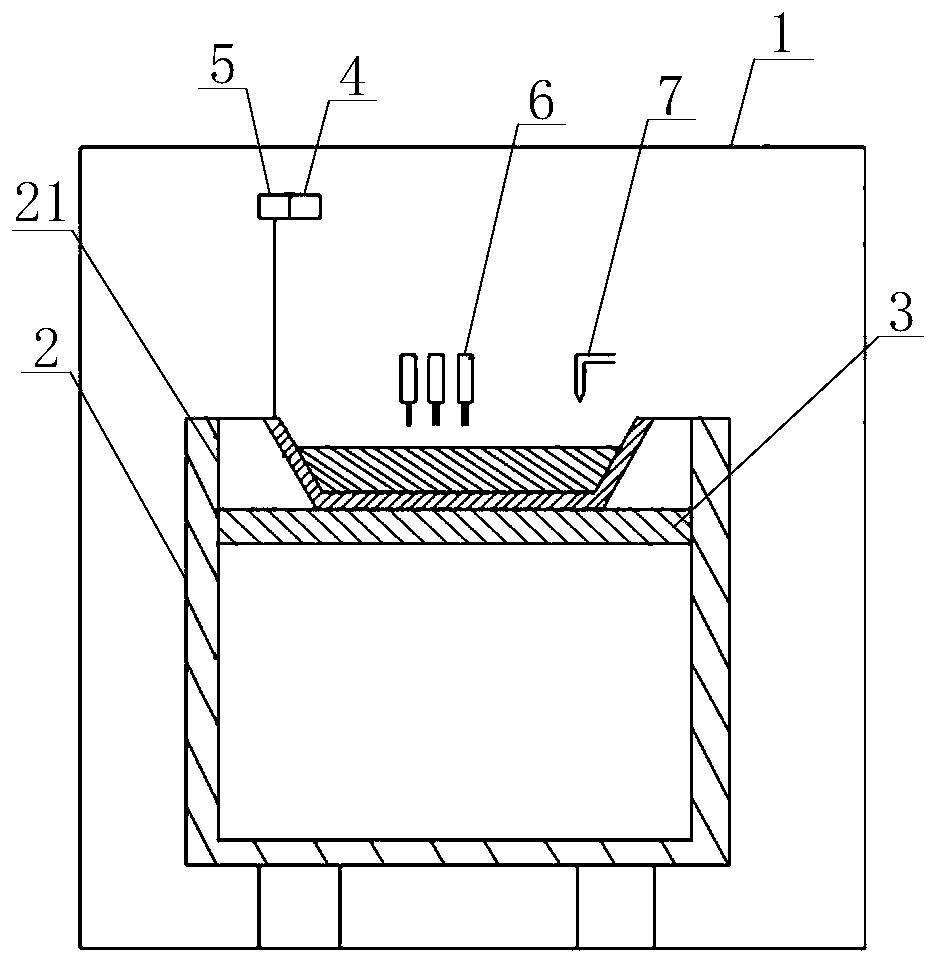 Multi-metal part additive manufacturing device and method combining femtoseconds and traditional laser