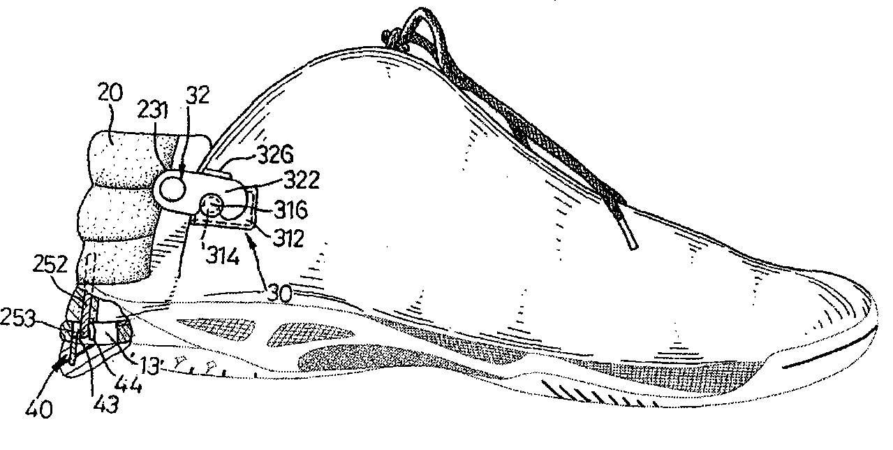 Sport shoes with removable heel part