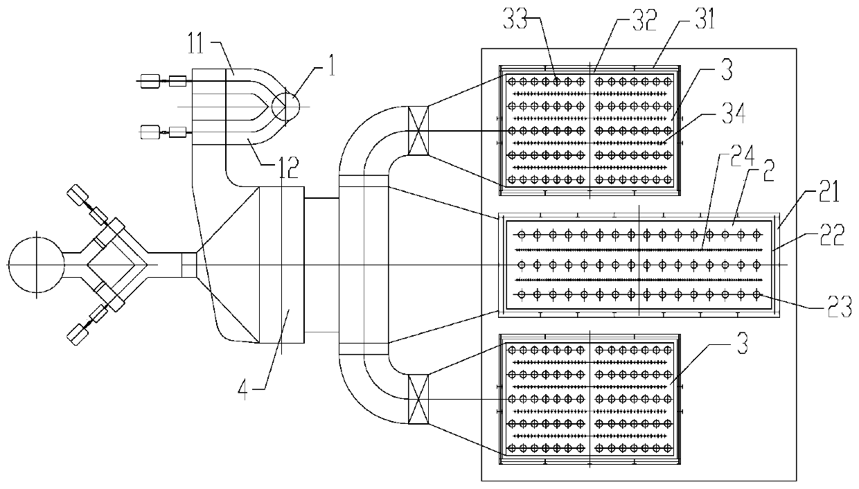 Device, system and process method for preparing olefin through reaction of carbon dioxide and light alkane