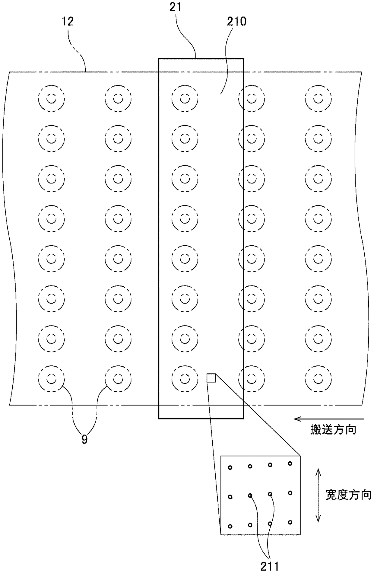 Drying unit, tablet printing device, and drying method