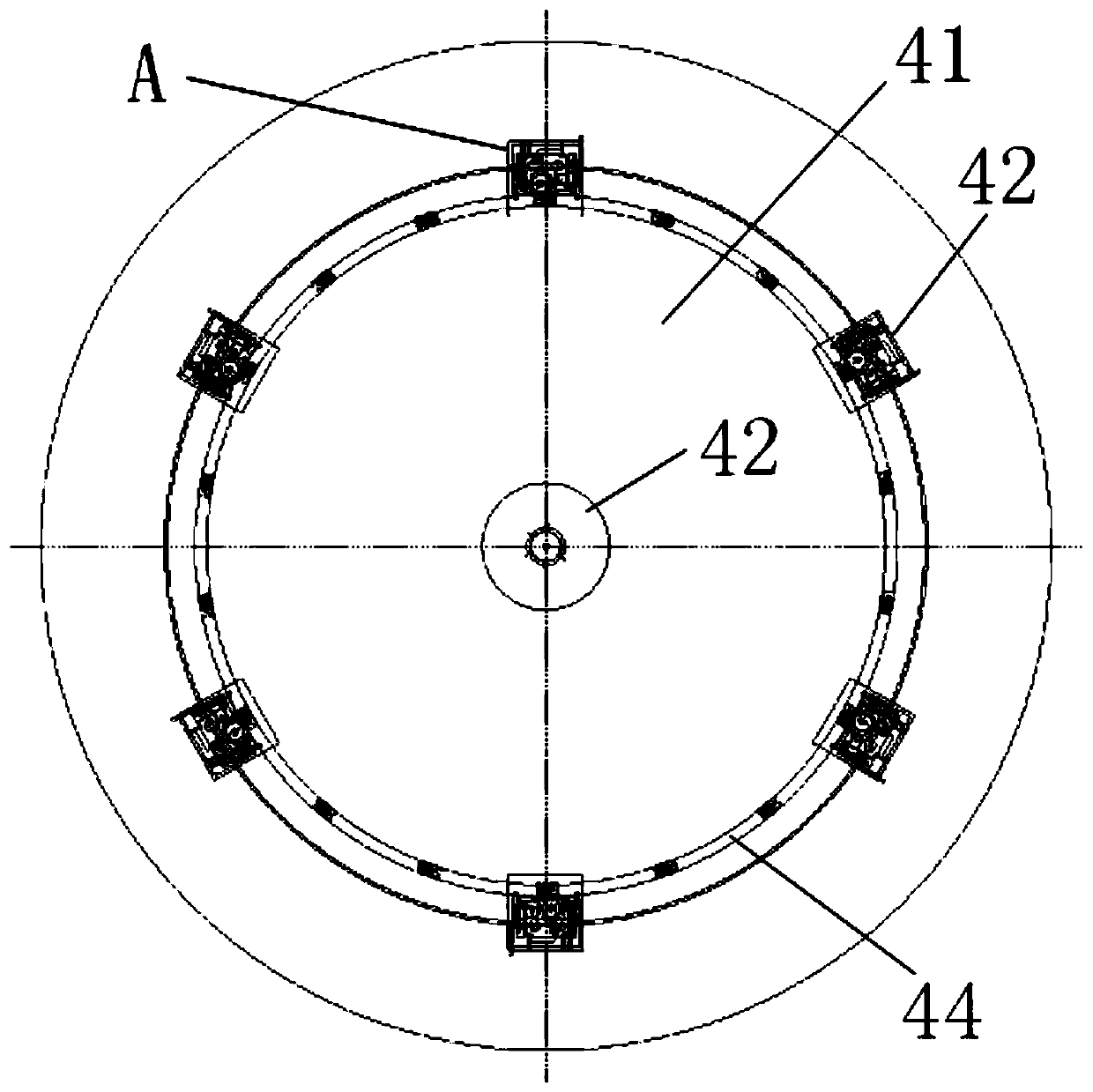 Tracking tour type ring screen theater experience system