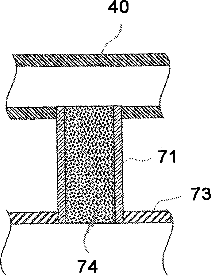 Device for filling tank of motor vehicle