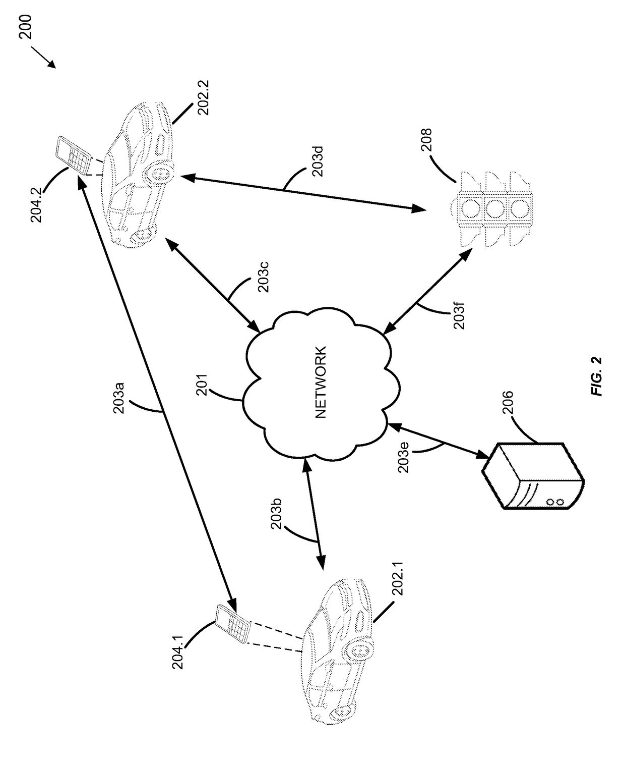 Determining corrective actions based upon broadcast of telematics data originating from another vehicle