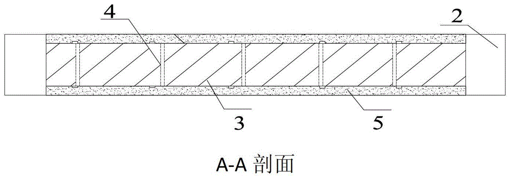 High-elongation fiber concrete combined frame filled wall and construction method thereof