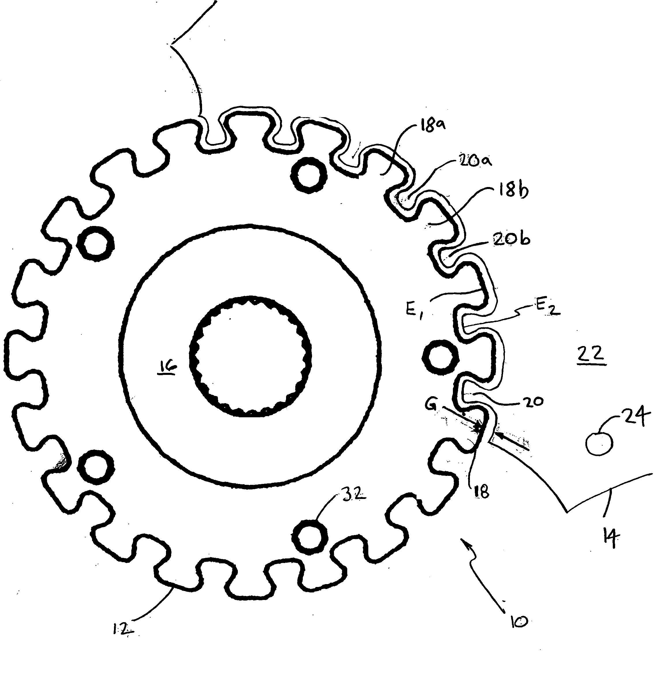 Floating disc brake assembly with interlocking hub and rotor