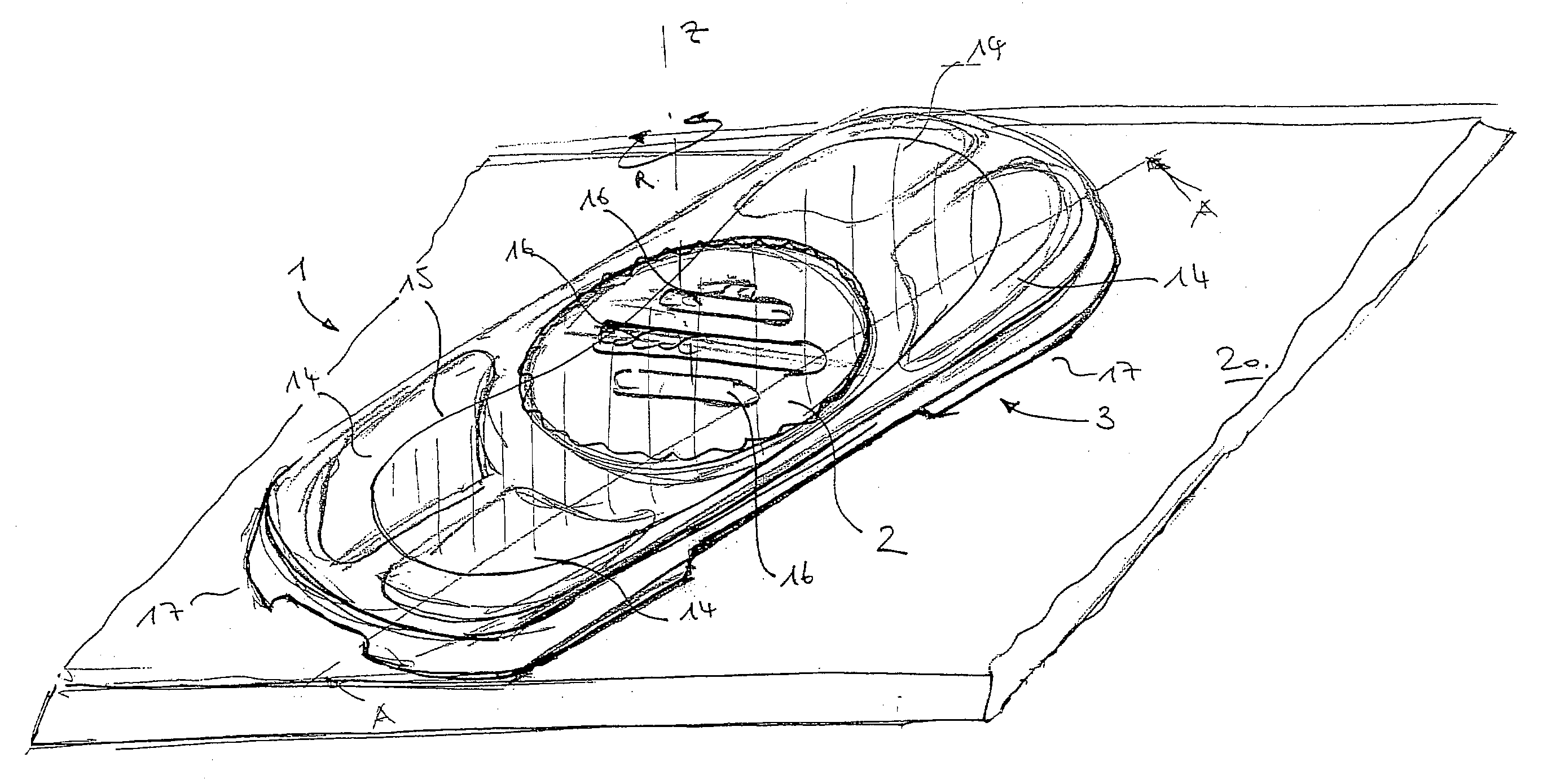 Spacer for snowboard