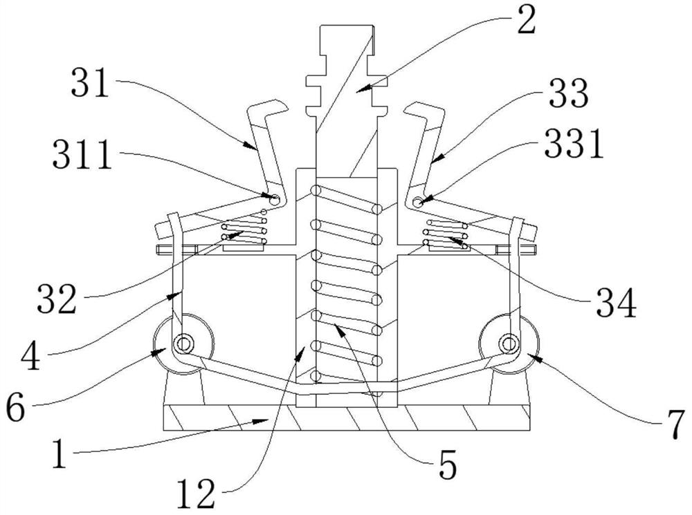 A lock-release structure actuated by shape memory alloy strips