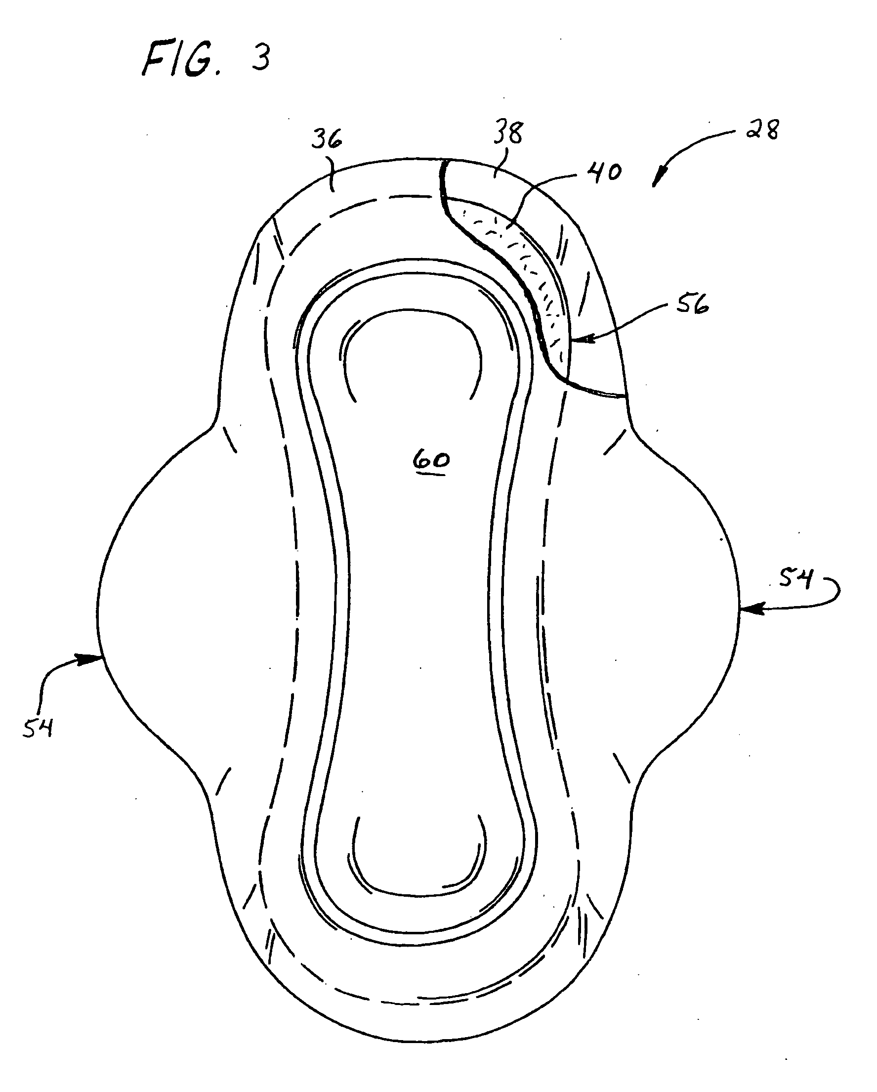 Individual, expandable wrapper for a hygiene product