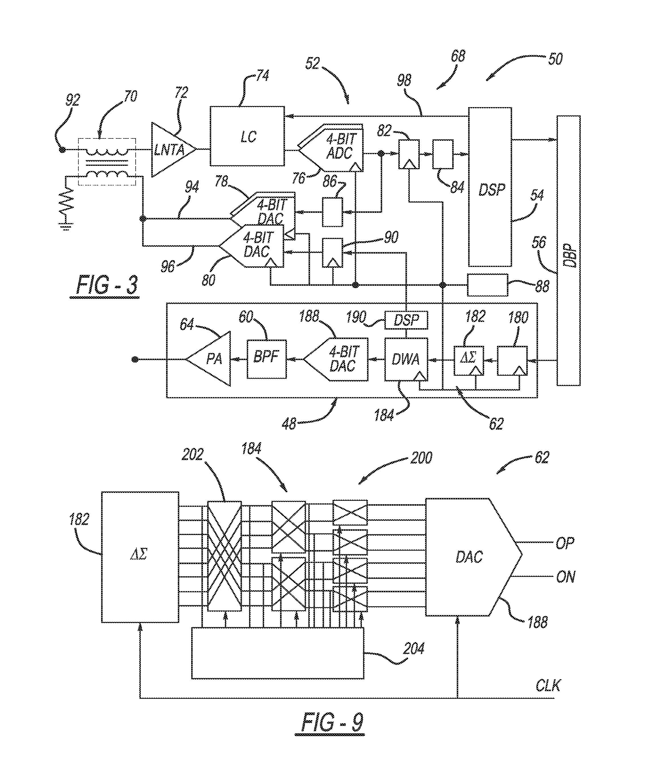 Optimized data converter design using mixed semiconductor technology for flexible radio communication systems