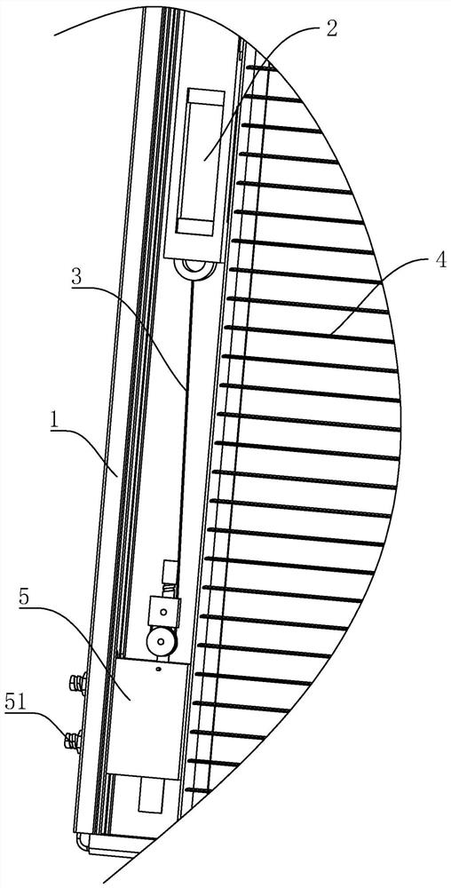 Inner Slide Self-Tensioning Blinds