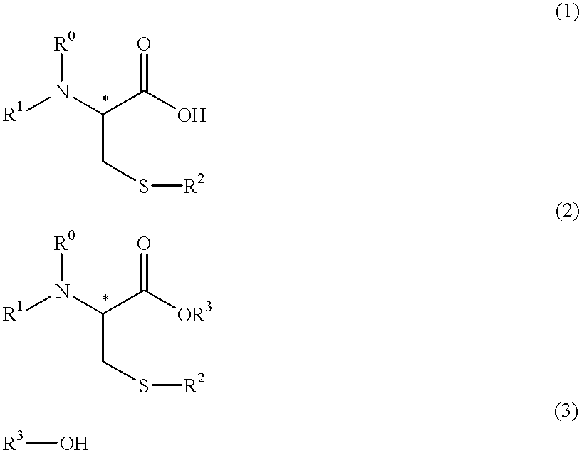 Process for producing optically active cysteine derivatives